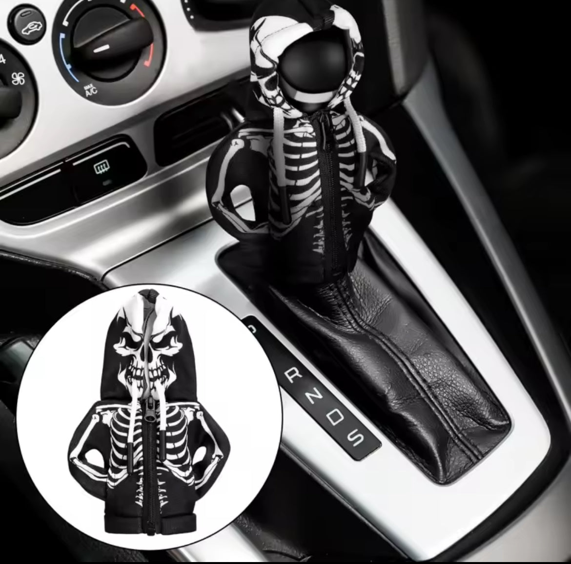 Skull Gear Shift Cover